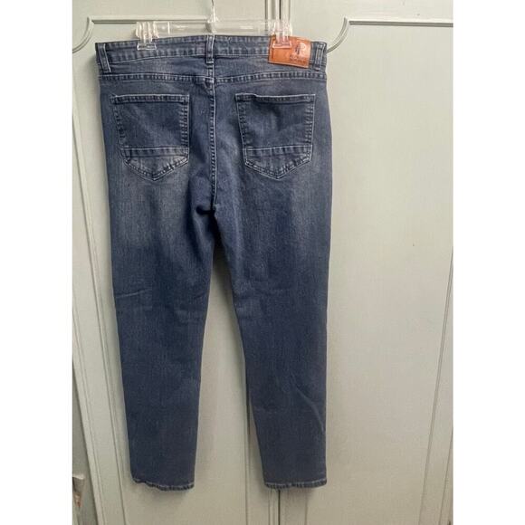 Refinery Republic Mens Straight Jeans Size 36x32 Classic Medium Wash - Picture 2 of 4